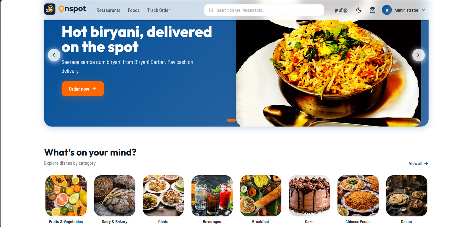 Onspot Delivery